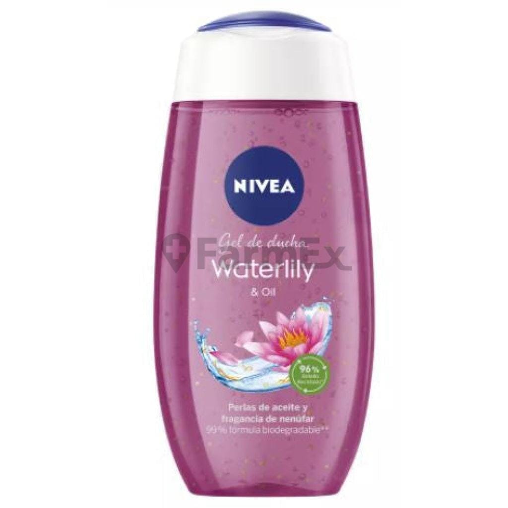 Nivea Gel de Ducha "Waterlilly & Oil" x 250 mL Farmex-Fonasa-Persistente